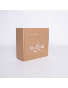 Postpack laminée personnalisable 25x23x11 CM | POSTPACK PLASTIFIÉ | IMPRESSION EN SÉRIGRAPHIE SUR UNE FACE EN UNE COULEUR