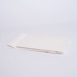 Busta di carta personalizzata Noblesse 12x6x18 CM | PAPER POUCH NOBLESSE | SCREEN PRINTING ON ONE SIDE IN TWO COLOURS