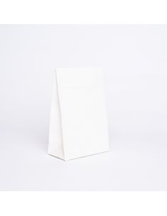 Noblesse personalisierte Papiertüte 12x6x18 CM | PREMIUM NOBLESSE PAPER POUCH | SIEBDRUCK AUF EINER SEITE IN ZWEI FARBEN
