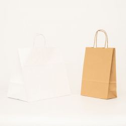 Shopping bag personalizzata Safari 14x8x39 CM | SHOPPING BAG SAFARI | STAMPA FLEXO IN UN COLORI SU AREE PREDEFINITA SU ENTRAM...