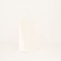 Customized Personalized shopping bag Safari 14x8x39 CM | SHOPPING BAG SAFARI | FLEXO PRINTING IN TWO COLOURS ON FIXED AREAS