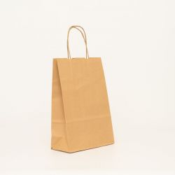 Customized Personalized shopping bag Safari 14x8x39 CM | SHOPPING BAG SAFARI | FLEXO PRINTING IN TWO COLOURS ON FIXED AREAS