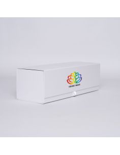 Customized Personalized Magnetic Box Bottlebox 12x40,5x12 CM | BOTTLE BOX | 1 MAGNUM BOTTLE BOX | DIGITAL PRINTING ON FIXED AREA