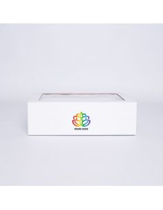Scatola magnetica personalizzata Clearbox 33x22x10 CM | CLEARBOX | STAMPA DIGITALE SU AREA PREDEFINITA