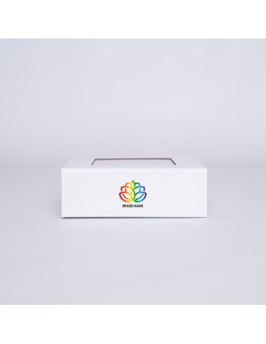 Customized Personalized Magnetic Box Clearbox 15x15x5 CM | CLEARBOX | DIGITAL PRINTING ON FIXED AREA