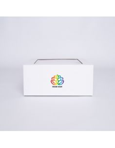 Scatola magnetica personalizzata Clearbox 22x22x10 CM | CLEARBOX | STAMPA DIGITALE SU AREA PREDEFINITA
