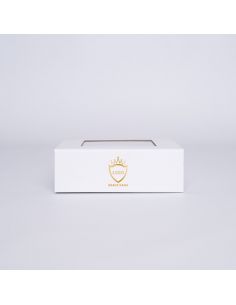 Boîte aimantée personnalisée Clearbox 15x15x5 CM | CLEARBOX | IMPRESSION À CHAUD