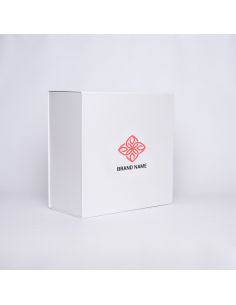 Boîte aimantée personnalisée Wonderbox 40x40x20 CM | WONDERBOX (EVO) | SCREEN PRINTING ON ONE SIDE IN TWO COLOURS