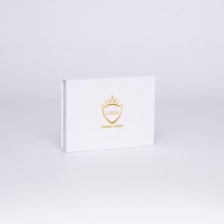 Customized Personalized Magnetic Box Hingbox 15,5x11x2 CM | HINGBOX | HOT FOIL STAMPING