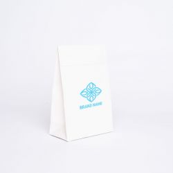 Customized Personalized paper pouch Noblesse 12x6x18 CM | PAPER POUCH NOBLESSE | SCREEN PRINTING ON ONE SIDE IN ONE COLOUR