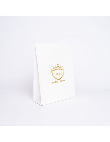 Customized Personalized paper pouch Noblesse 22x8x29 CM | PAPER POUCH NOBLESSE | HOT FOIL PRINTING
