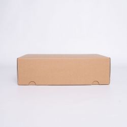 Postpack Kraft personnalisable 42,5x31x15,5 CM | POSTPACK | IMPRESSION EN SÉRIGRAPHIE SUR UNE FACE EN UNE COULEUR