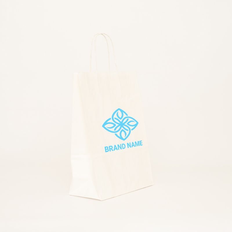 Shopping bag personalizzata Safari 18x8x22 CM | SHOPPING BAG SAFARI | STAMPA FLEXO IN UN COLORI SU AREE PREDEFINITA SU ENTRAM...