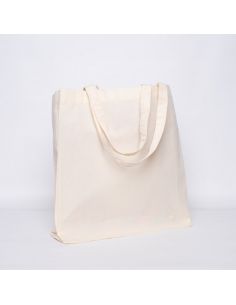 Customized Personalized reusable cotton bag 48x20x40 CM | SHOPPING BAG EN COTON | IMPRESSION EN SÉRIGRAPHIE SUR DEUX FACES EN...
