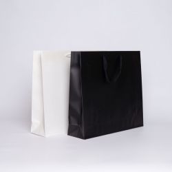 Shopping bag personalizzata Noblesse 42x15x35 CM | SHOPPING BAG NOBLESSE | STAMPA OFFSET SULL'INTERA SUPERFICIE