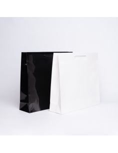Customized Personalized shopping bag Noblesse 42x15x35 CM | NOBLESSE PAPER BAG | OFFSET PRINTING ALL OVER