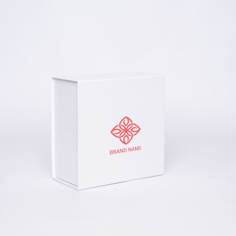Boîte aimantée personnalisée Wonderbox 22x22x10 CM | WONDERBOX | STANDARDPAPIER | SIEBDRUCK AUF EINER SEITE IN EINER FARBE