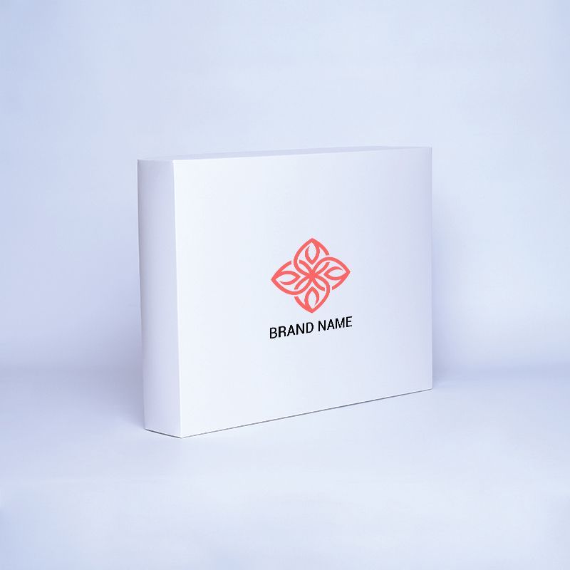 Customized Personalized foldable box Campana 52x40x9 CM | CAMPANA | SCREEN PRINTING ON ONE SIDE IN TWO COLOURS
