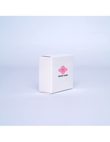 Customized Personalized foldable box Campana 12x12x5,5 CM | CAMPANA | SCREEN PRINTING ON ONE SIDE IN TWO COLOURS