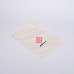 Customized Personalized cotton pouch 20x30 CM | COTTON POUCH | SCREEN PRINTING ON ONE SIDE IN TWO COLOURS