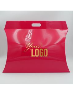 Customized Personalized pillow box Berlingot 55x38x10 CM | PILLOW GIFT BOX| HOT FOIL STAMPING