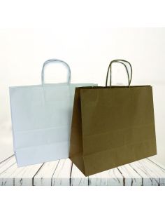Customized Personalized shopping bag Safari 45x15x49 CM | SHOPPING BAG SAFARI | FLEXO PRINTING IN ONE COLOR ON FIXED AREAS ON...