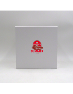 Customized Personalized Magnetic Box Cubox 22x22x22 CM | CUBOX | SCREEN PRINTING ON ONE SIDE IN TWO COLOURS
