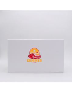 Customized Personalized drawer box Smartflat 37x21x14 CM | SMARTFLAT | SCREEN PRINTING ON ONE SIDE IN TWO COLOURS