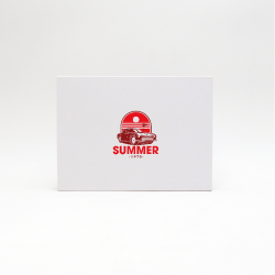 Customized Personalized Magnetic Box Hingbox 21x15x2 CM | HINGBOX | SCREEN PRINTING ON ONE SIDE IN TWO COLOURS