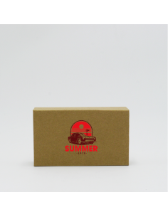 Customized Personalized Magnetic Box Hingbox 12x7x3 CM | HINGBOX | SCREEN PRINTING ON ONE SIDE IN TWO COLOURS