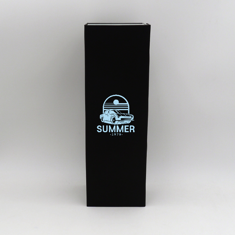Scatola magnetica personalizzata Bottlebox 12x40,5x12 CM | BOTTLE BOX | SCATOLA PER 1 MAGNUM BOTTIGLIA | STAMPA SERIGRAFICA S...