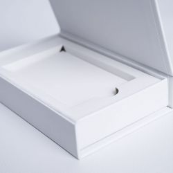 Customized Personalized Magnetic Box Palace 12x7x2 CM | KARTENHALTER | SIEBDRUCK AUF EINER SEITE IN ZWEI FARBEN