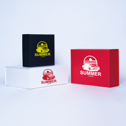 Customized Personalized Magnetic Box Wonderbox 37x26x6 CM | WONDERBOX | STANDARD PAPER | SCREEN PRINTING ON ONE SIDE IN ONE C...