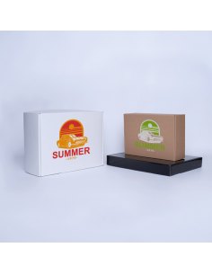Customized Customizable laminated postpack 16x16x5,8 CM | LAMINATED POSTPACK | SCREEN PRINTING ON ONE SIDE IN TWO COLOURS