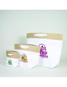 Shopping bag personalizzata Ciment 45x18x45 CM | SHOPPING BAG CEMENT PREMIUM | STAMPA SERIGRAFICA SU UN LATO IN UN COLORE