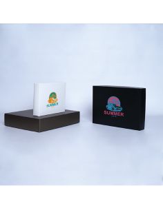 Customized Personalized foldable box Campana 40x31x8 CM | CAMPANA | SCREEN PRINTING ON ONE SIDE IN TWO COLOURS