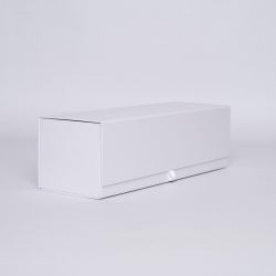 PERSONALISIERT Flaschenbox Magnetbox 12x40,5x12 CM | BOTTLE BOX | KARTON FÜR 1 MAGNUMFLASCHE | DIGITALDRUCK AUF VORDEFINIERTE...