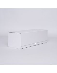 Customized Personalized Magnetic Box Bottlebox 12x40,5x12 CM | BOTTLE BOX |1 MAGNUM BOTTLE BOX| HOT FOIL STAMPING